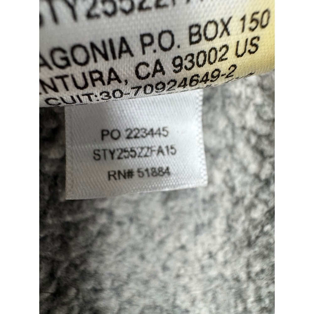 Patagonia Better Sweater 1/4 Zip Fleece Pullover Grey Heather Mens Large - Picture 6 of 6